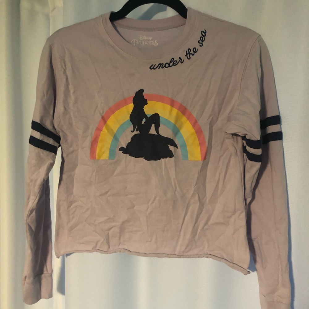 Disney Ariel Long Sleeve Crop Top